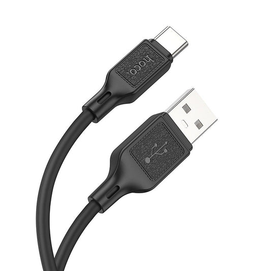 Kabel za prenos podatkov in polnjenje USB-A - USB-C HOCO X90, 60W, 1m, črn