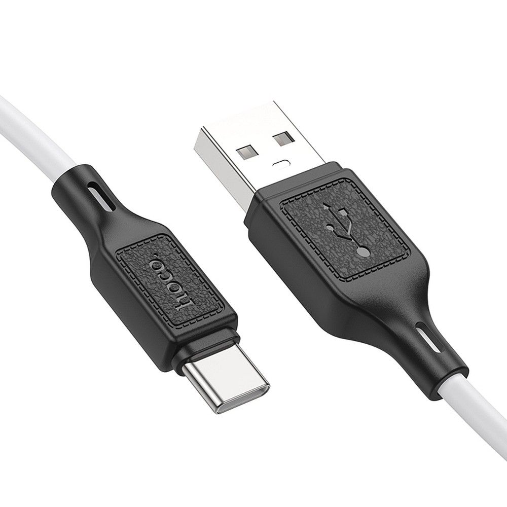 Kabel za prenos podatkov in polnjenje USB-A - USB-C HOCO X90, 60W, 1m, Bel