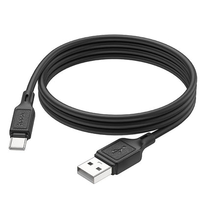 Kabel za prenos podatkov in polnjenje USB-A - USB-C HOCO X90, 60W, 1m, črn