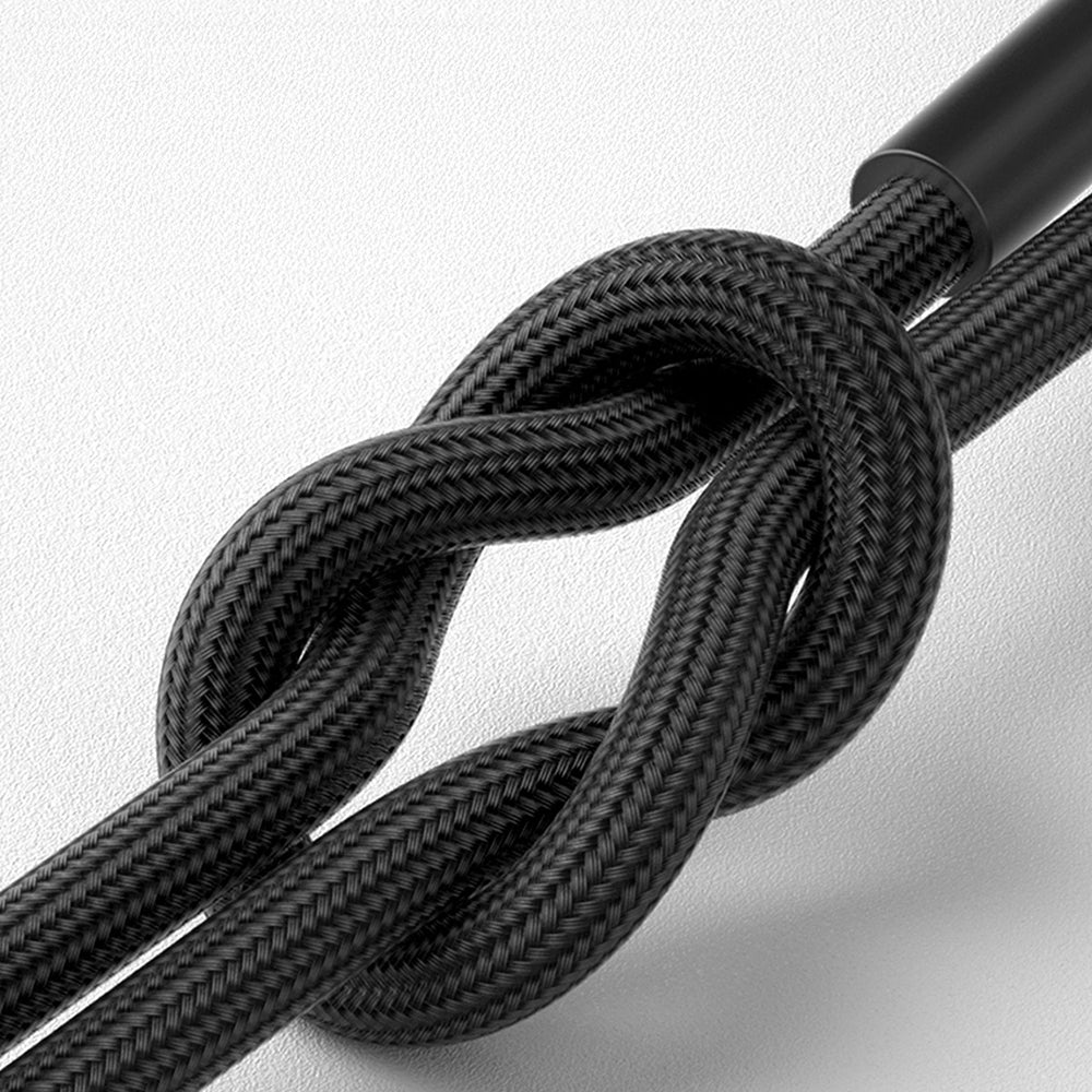 Kabel za polnjenje USB-A - Lightning / microUSB / USB-C 3MK Hyper N, 18W, 1.2m, črn