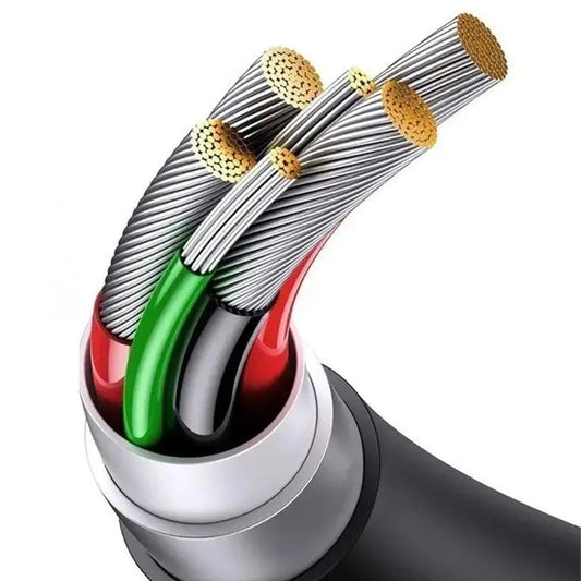 Polnilni kabel USB-A - Lightning / microUSB / USB-C Baseus 3v1, 100W, 1.5m, Bel P10377705213-00