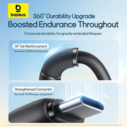 Kabel za polnjenje USB-A - Lightning / microUSB / USB-C Baseus Ultra Fast 3in1, 18W, 1.3m, Črn P10376303121-00