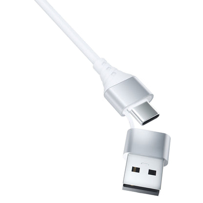 Kabel za polnjenje USB-A / USB-C - Lightning / microUSB / USB-C 3MK Hyper 3in1, 12W, 1.5m, Bel
