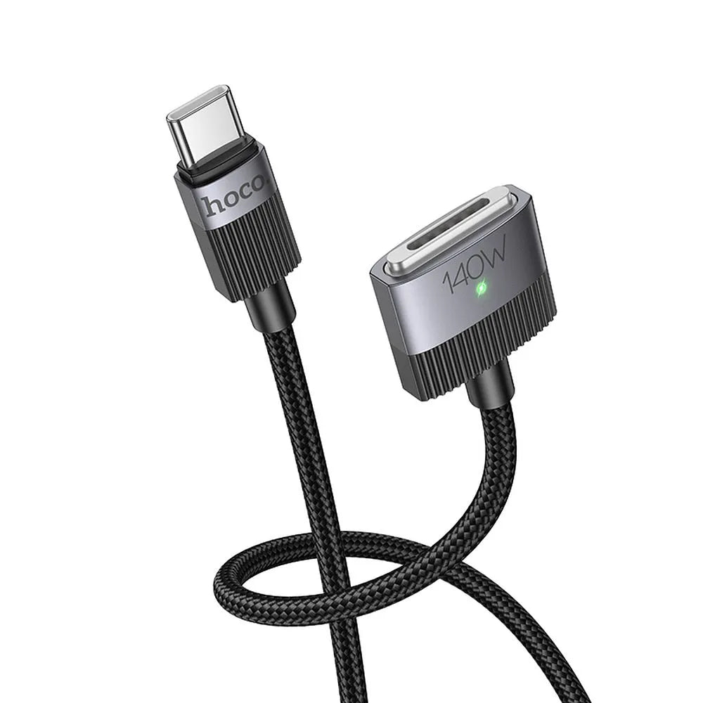 Polnilni kabel HOCO U141, USB-C - MagSafe 3, 140W, 1.8m, črn
