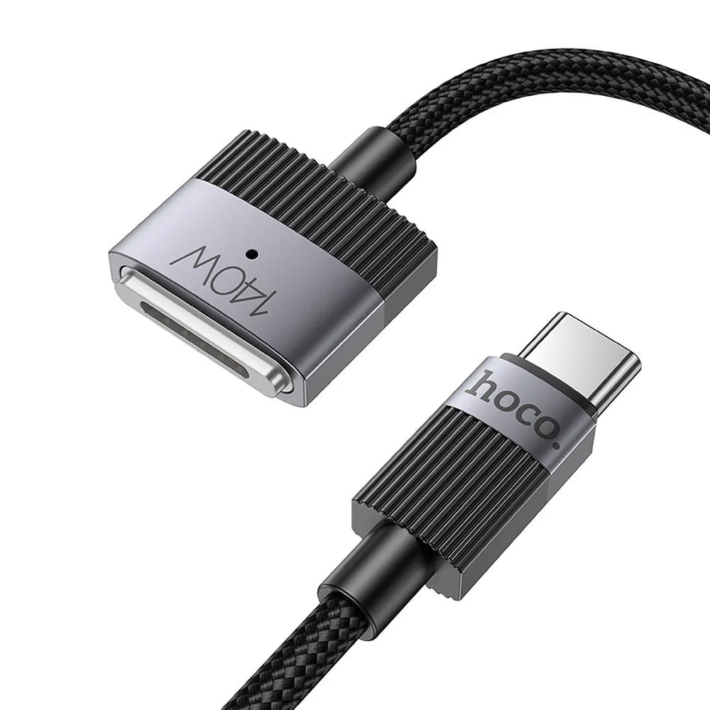 Polnilni kabel HOCO U141, USB-C - MagSafe 3, 140W, 1.8m, črn