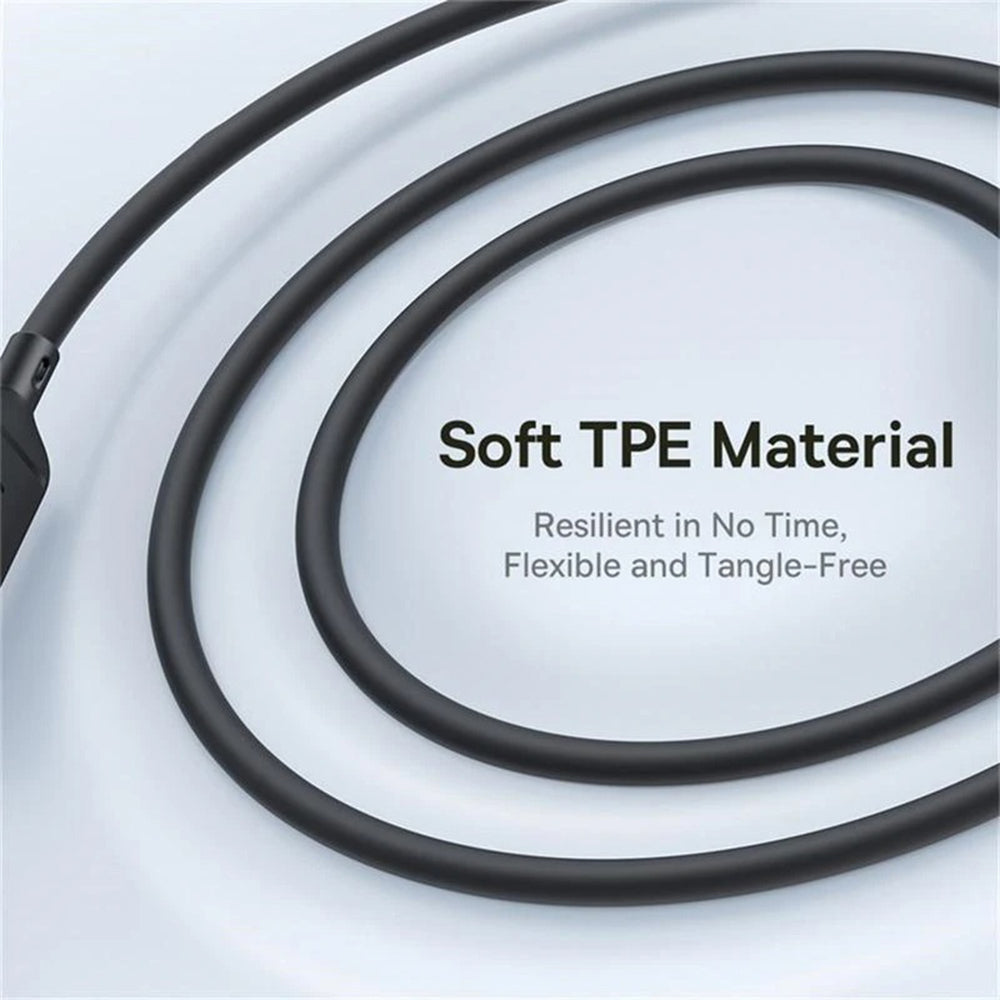 Kabel za polnjenje USB-C - Lightning / microUSB / USB-C Baseus Silky 3in1, 100W, 1.5m, Črn P10376303121-01