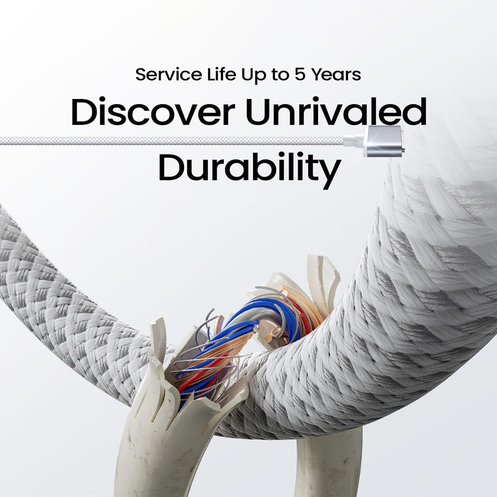 USB-C polnilni kabel - MagSafe 3 Lisen, 140W, 2m, Srebrn YL0123070001