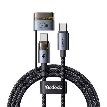 USB-C polnilni kabel - USB-C / MagSafe 3 Mcdodo CA-8860, 240W, 2m, Črn