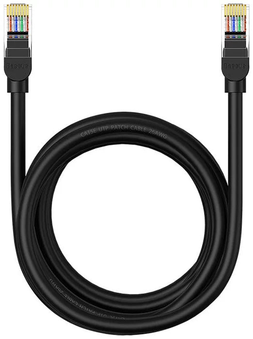 Mrežni kabel Baseus, UTP, Cat5, 3m, Črn B00133206111-04