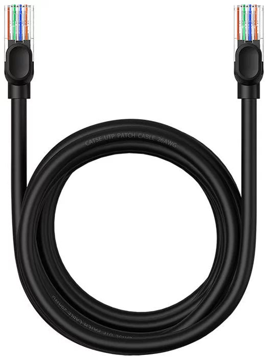 Mrežni kabel Baseus, UTP, Cat5, 3m, Črn B00133206111-04
