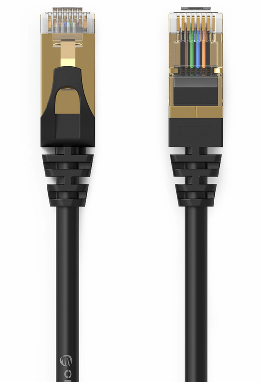 Omrežni kabel Orico PUG-C7, UTP, Cat7, 5m, Črn