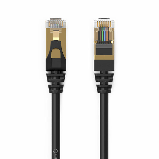 Omrežni kabel Orico PUG-C7, UTP, Cat7, 2m, Črn