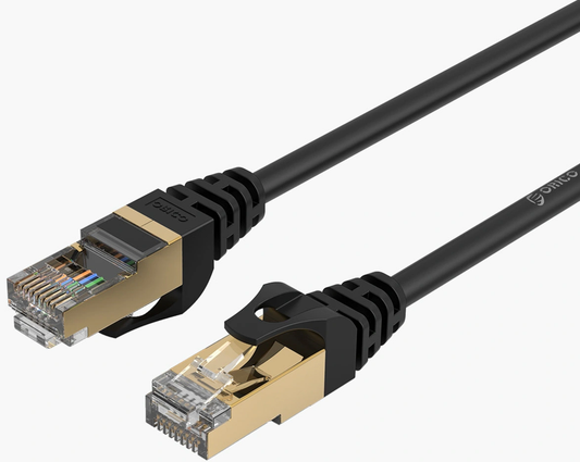 Omrežni kabel Orico PUG-C7, UTP, Cat7, 3m, Črn
