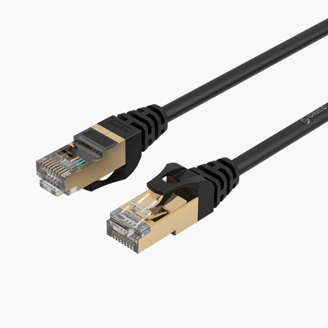 Omrežni kabel Orico PUG-C7, UTP, Cat7, 2m, Črn
