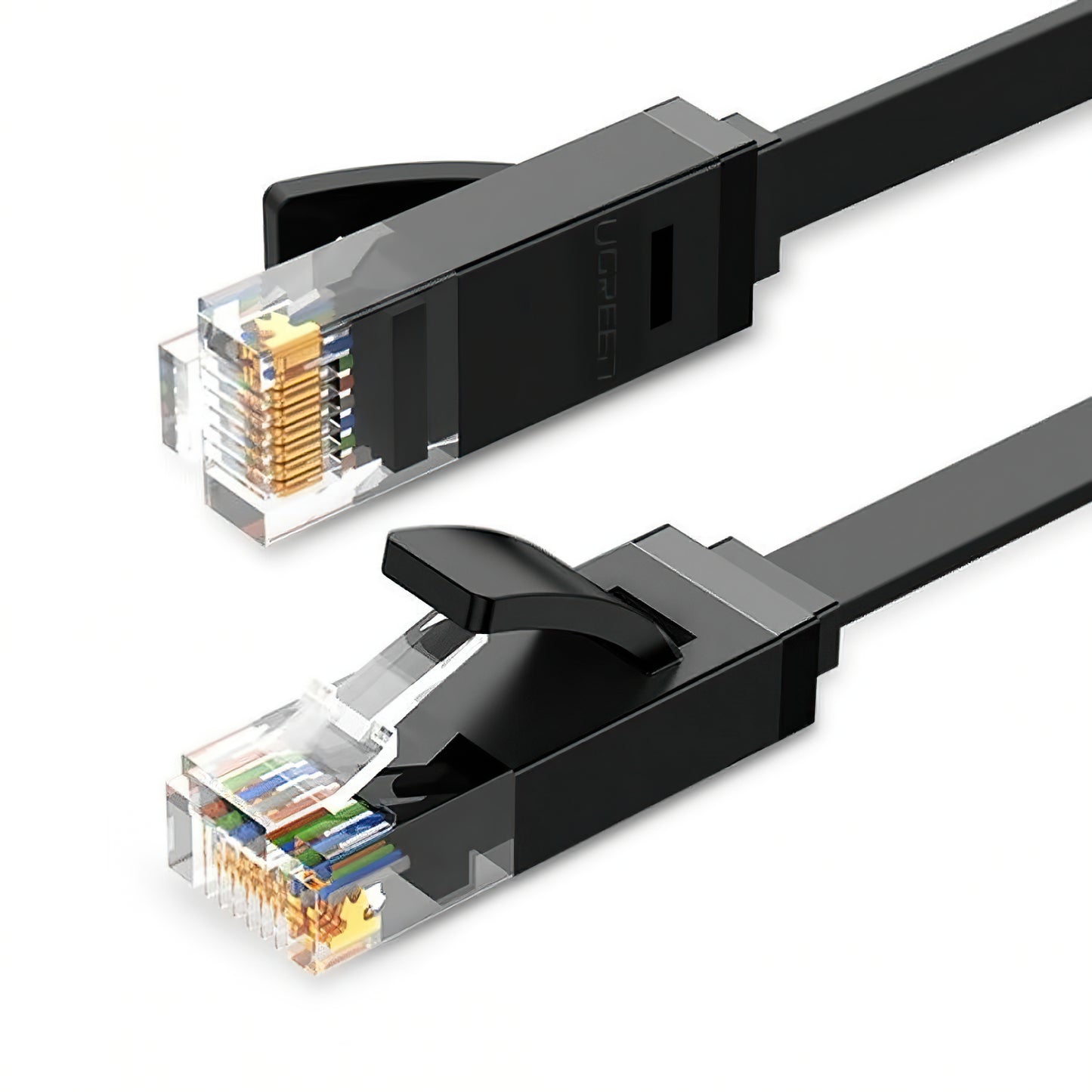 Mrežni kabel UGREEN NW102 Flat, UTP, Cat6, 3m, črn
