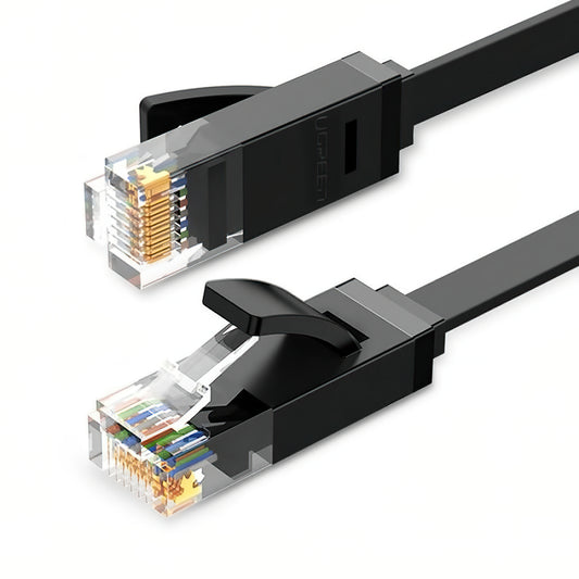 Mrežni kabel UGREEN NW102 Flat, UTP, Cat6, 3m, črn