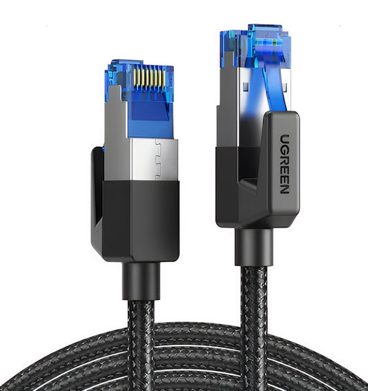 Mrežni kabel UGREEN NW153, UTP, Cat8, 1m, črn