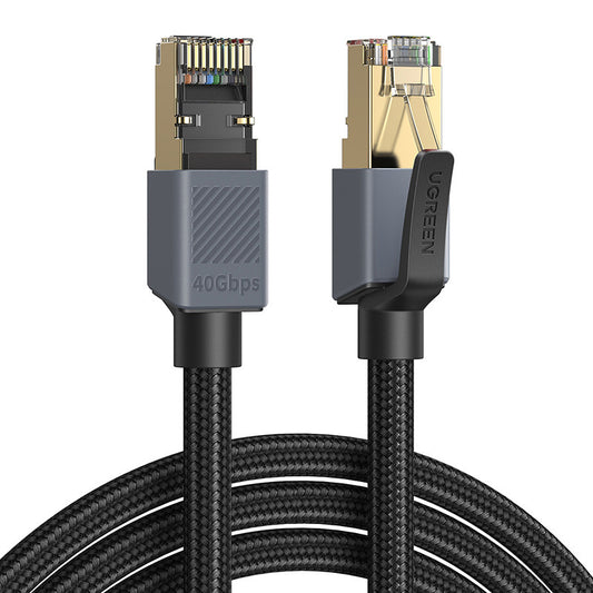 Omrežni kabel UGREEN NW343, UTP, Cat8, 5m, Črn