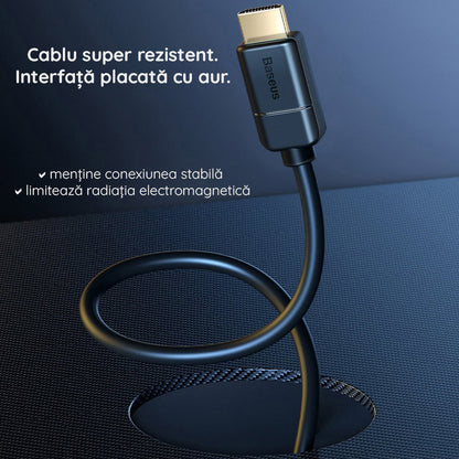 Video kabel Baseus High Definition, HDMI - HDMI, 4K, 5m, Črn CAKGQ-D01