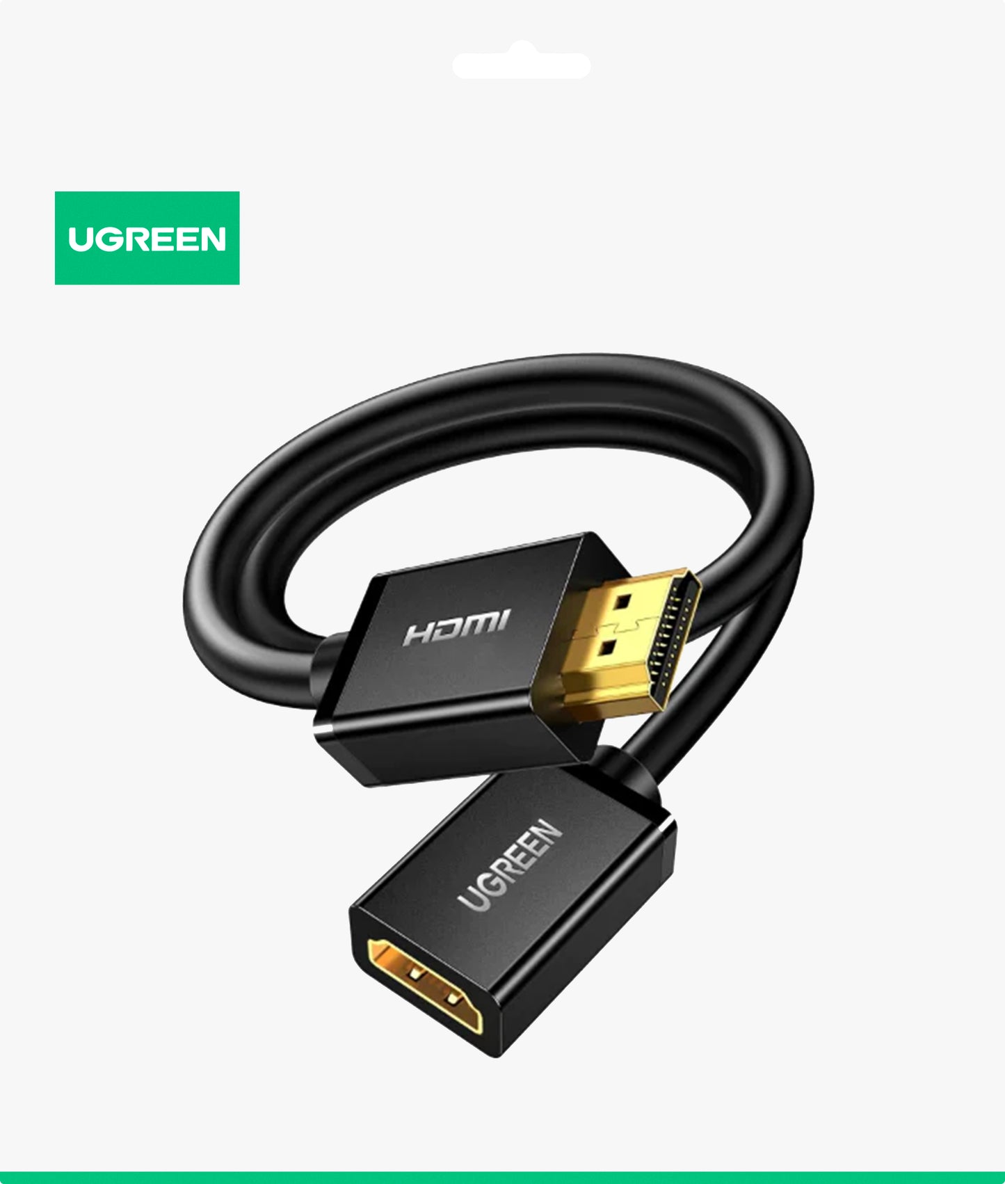 Podaljševalni video kabel UGREEN HD107, HDMI - HDMI, 4K, 3m, črn