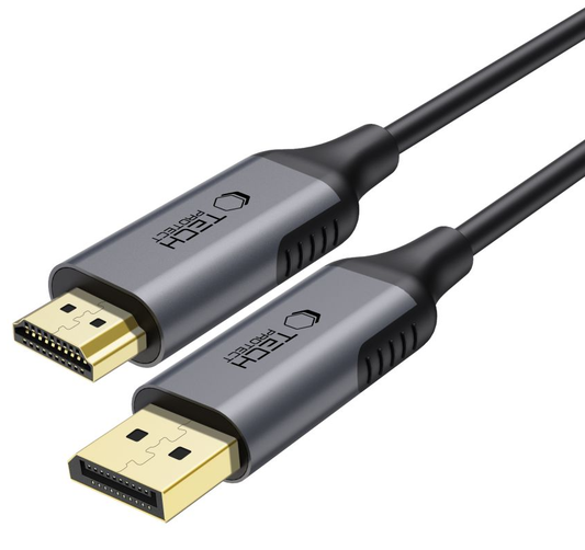 Video kabel Tech-Protect Ultraboost, DisplayPort - HDMI, 4K, 2m, Črn