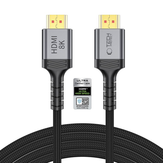 Video kabel Tech-Protect Ultraboost 2, HDMI - HDMI, 8K, 3m, Črn