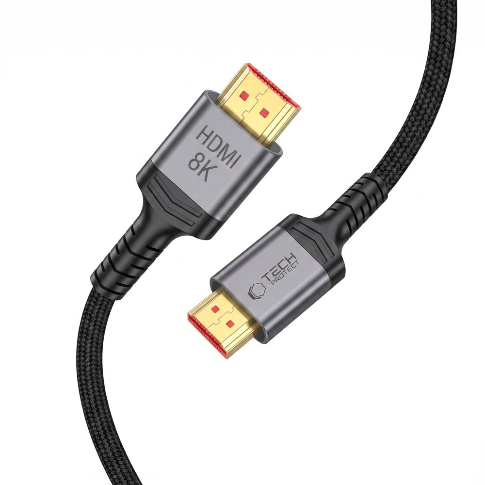 Video kabel Tech-Protect Ultraboost 2, HDMI - HDMI, 8K, 1m, Črn