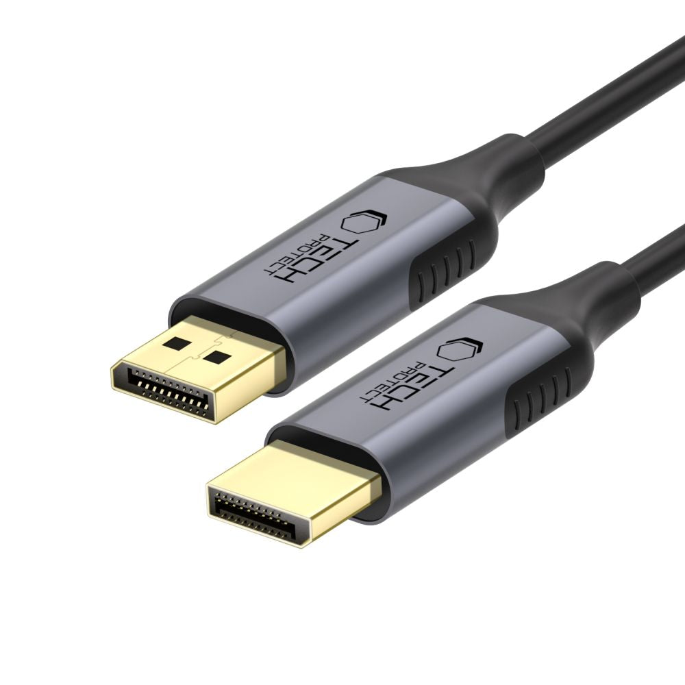 Video kabel Tech-Protect Ultraboost, DisplayPort - DisplayPort, 4K, 2m, Črn