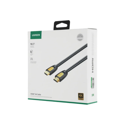 Video kabel UGREEN HD101, HDMI - HDMI, 4K, 5m, črn
