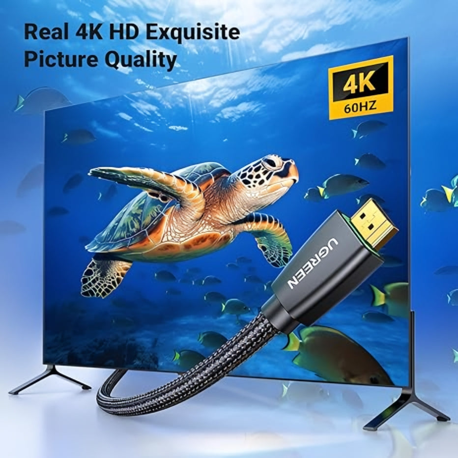 Video kabel UGREEN HD118, HDMI - HDMI, 4K, 1.5m, črn