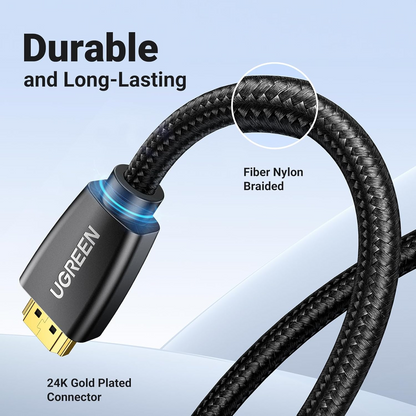 Video kabel UGREEN HD118, HDMI - HDMI, 4K, 1.5m, črn