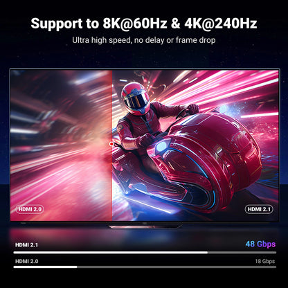 Video kabel UGREEN HD171, HDMI - HDMI, 8K, 3m, črn