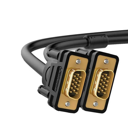Video kabel UGREEN VG101 (11633), VGA - VGA, 10m, Črn