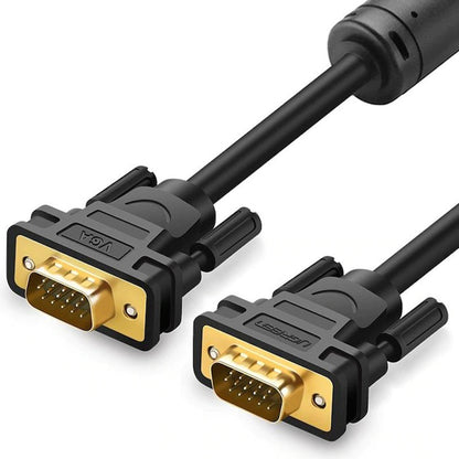 Video kabel UGREEN VG101 (11633), VGA - VGA, 10m, Črn