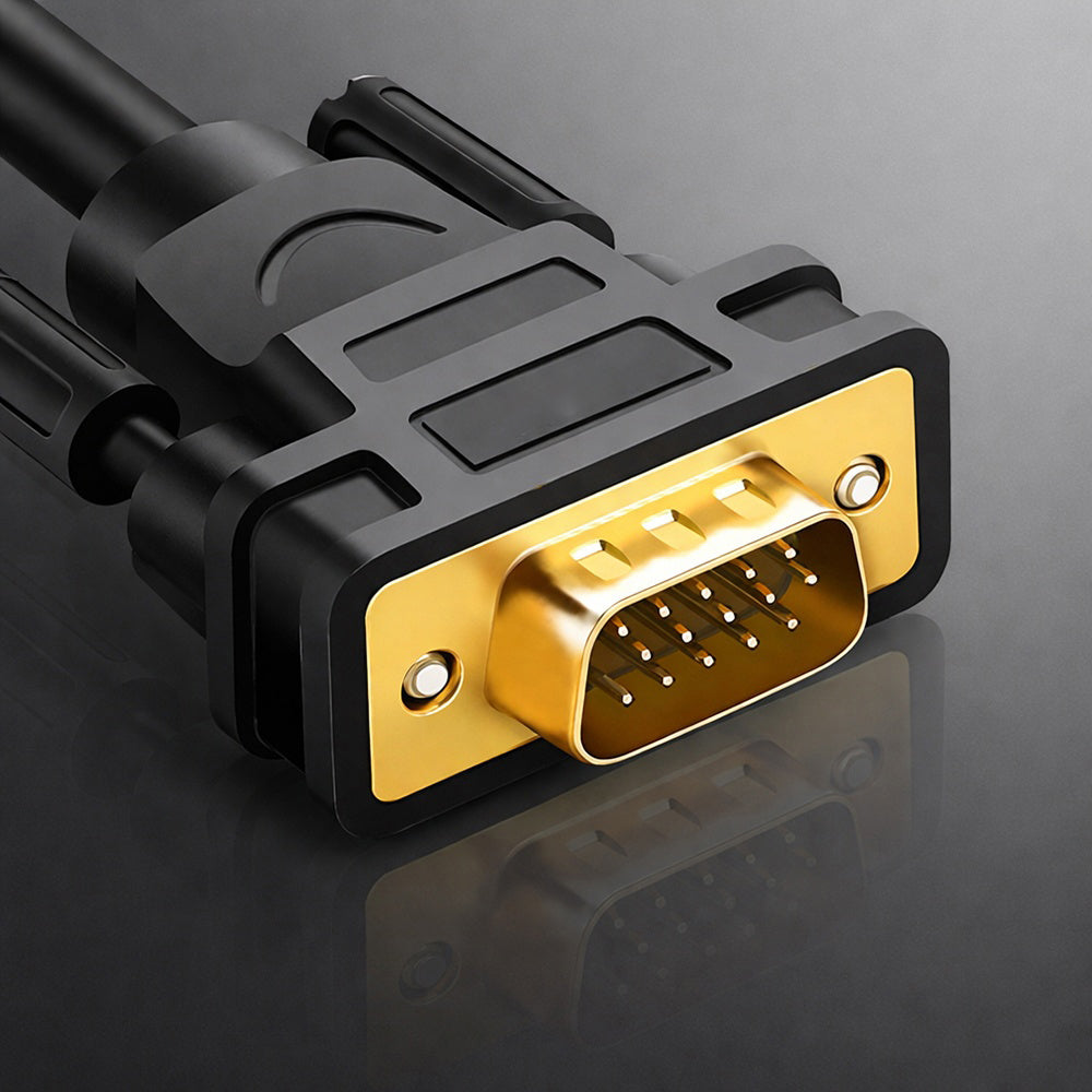 Video kabel UGREEN VG101 (11633), VGA - VGA, 10m, Črn