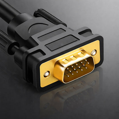 Video kabel UGREEN VG101 (11633), VGA - VGA, 10m, Črn