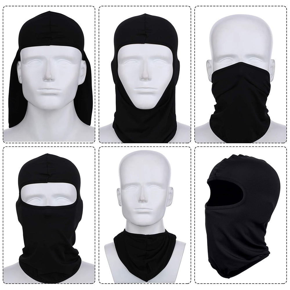 Cagula Ski Balaclava Unisex Techsuit BLC1, Črna