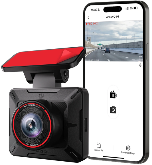 Avtokamera Akeeyo P1, 1080P, Wi-Fi