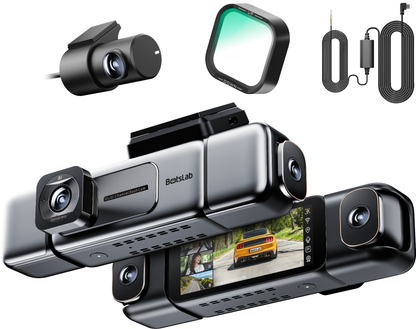 Front and Rear Car Camera Botslab G980H 4CH, 3K, Wi-Fi, GPS, 3.18-inch Display