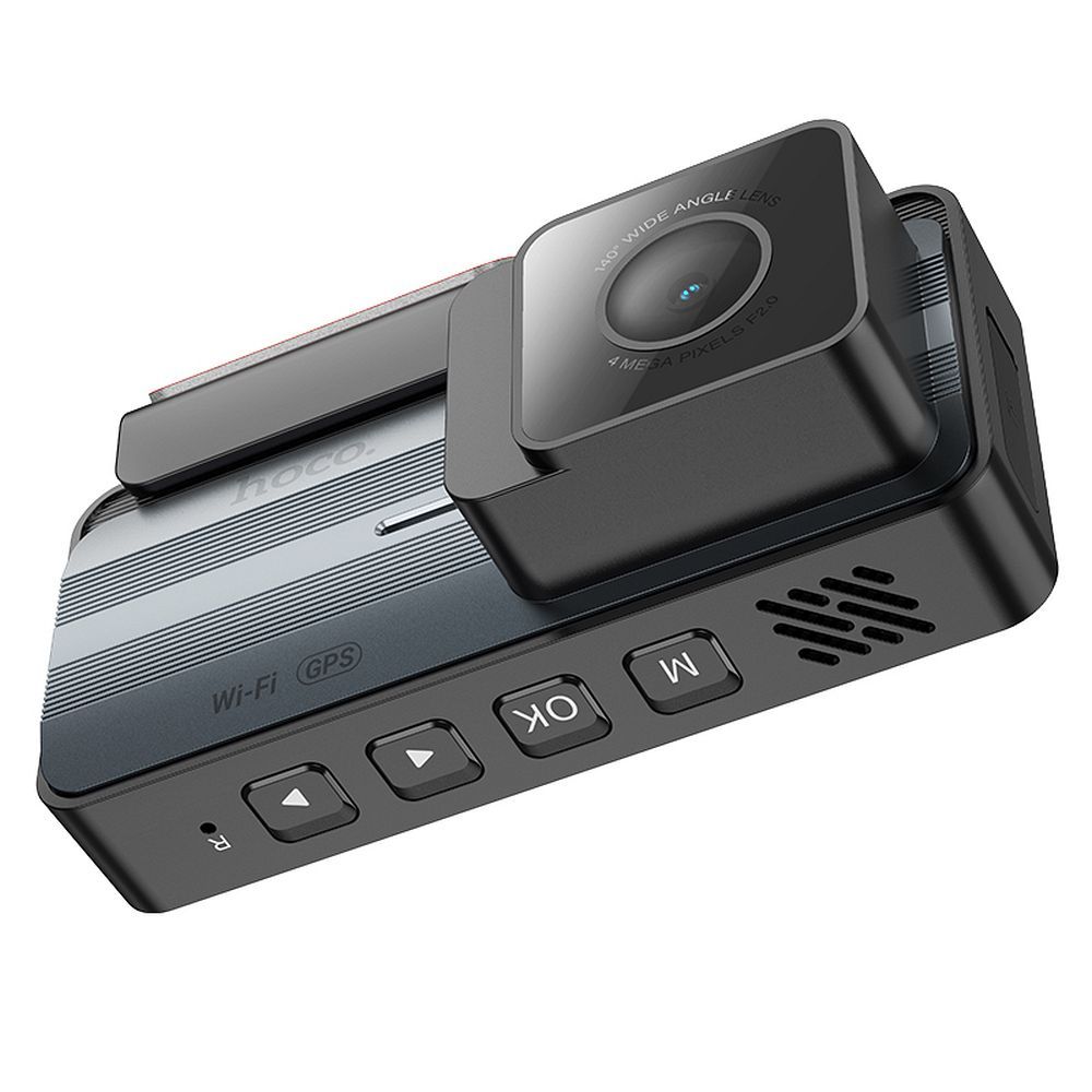 Avto kamera spredaj in zadaj HOCO DV12, 2K, Wi-Fi, GPS, Zaslon 3.69inch