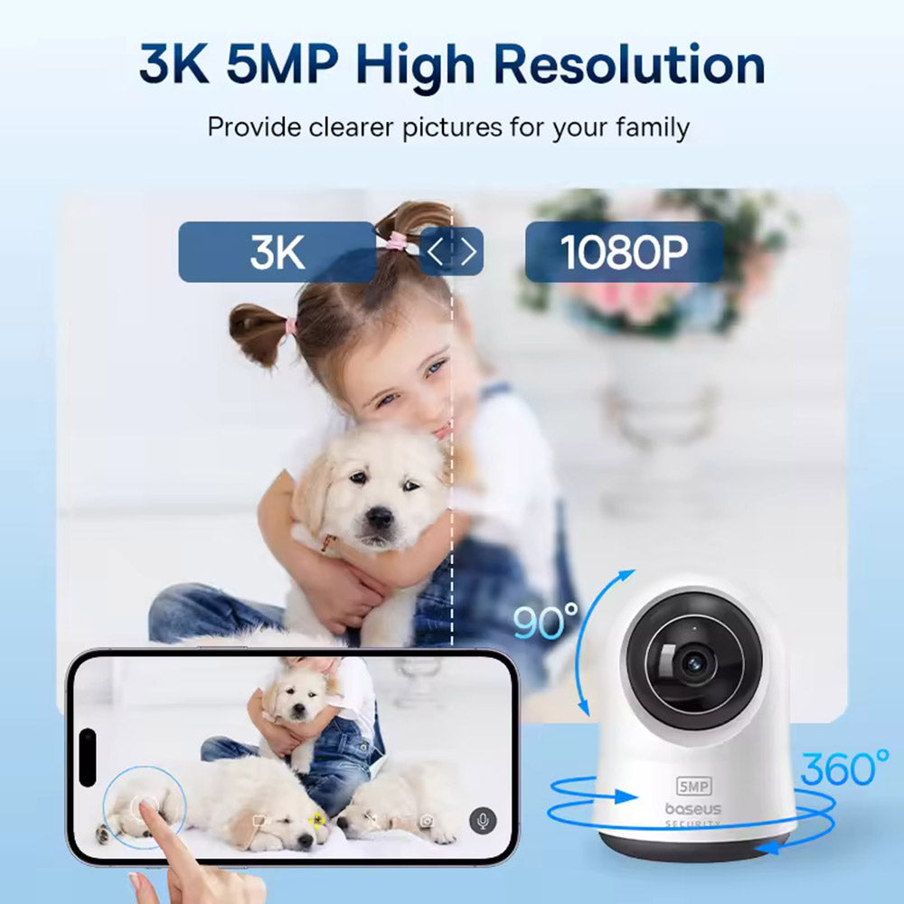 Kamera za nadzor Baseus P1 Pro, Wi-Fi, 3K, Notranja S0TW002131