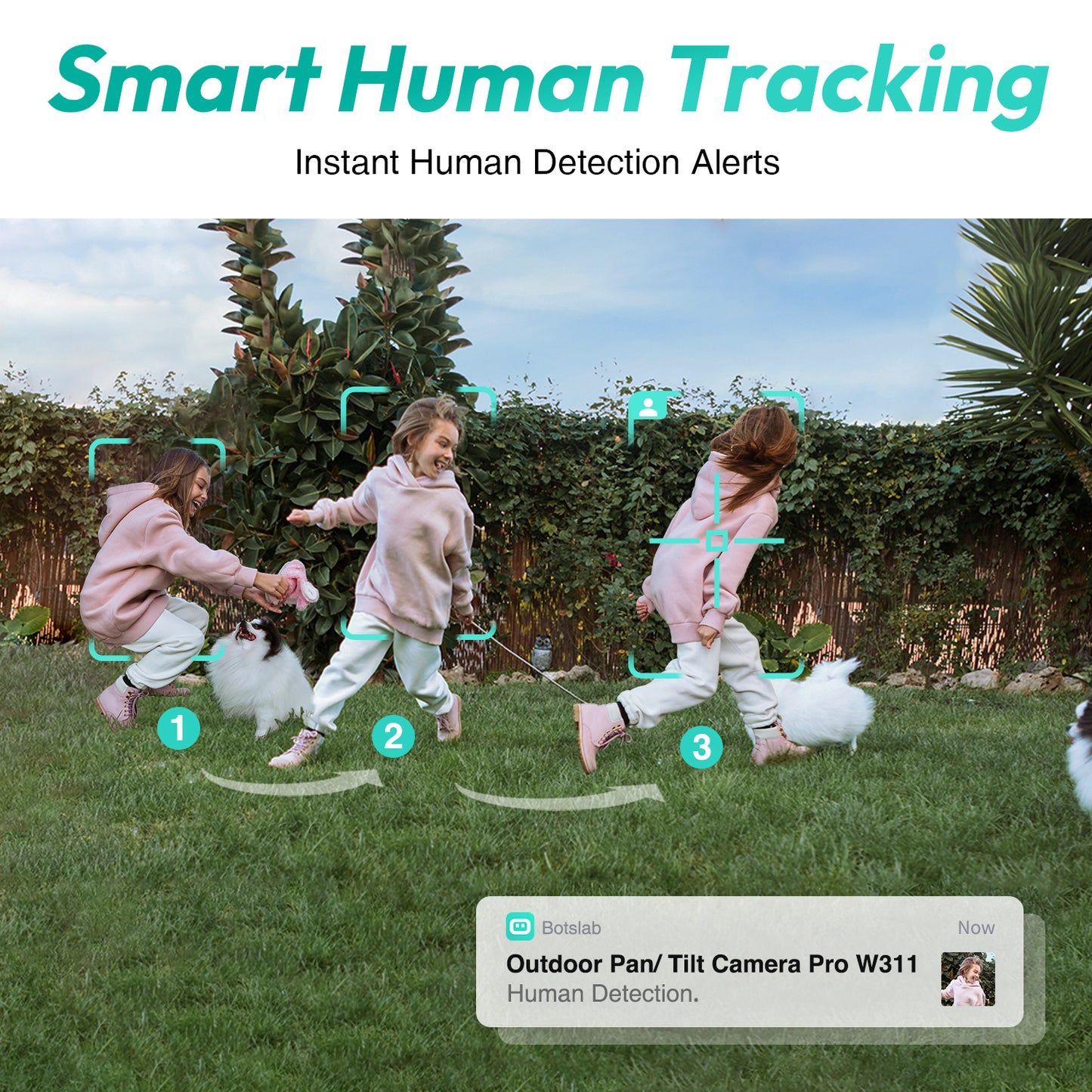 Nadzorna kamera Botslab W311, Wi-Fi, 2K, IP66, zunanja 