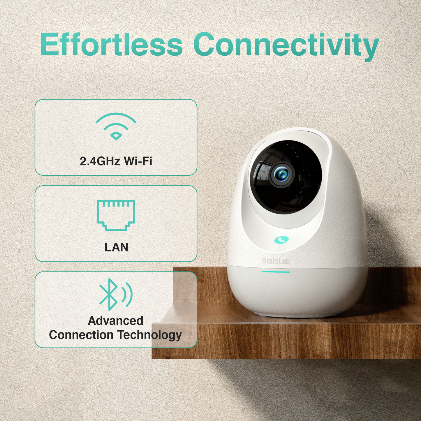 Nadzorna kamera Botslab 2E Pro C213, Wi-Fi, 2K, notranja 