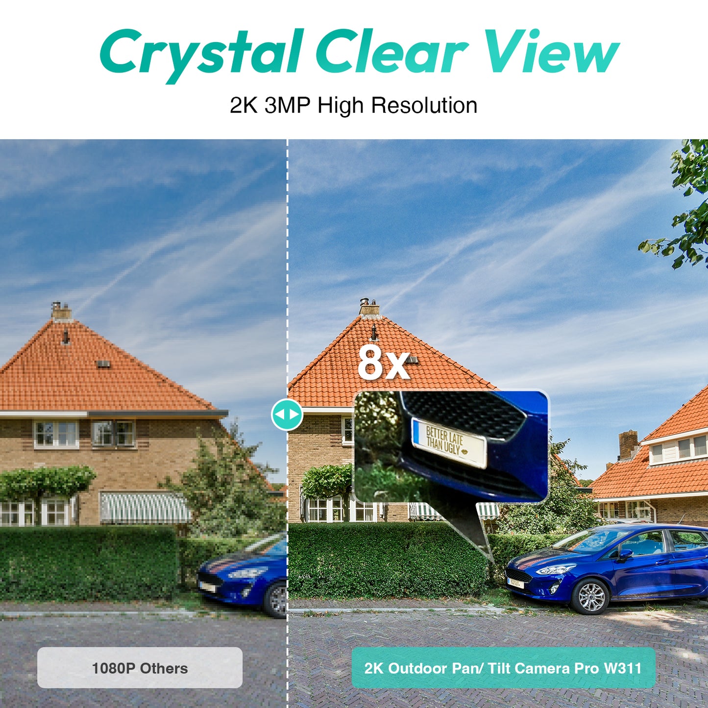 Nadzorna kamera Botslab W311, Wi-Fi, 2K, IP66, zunanja 