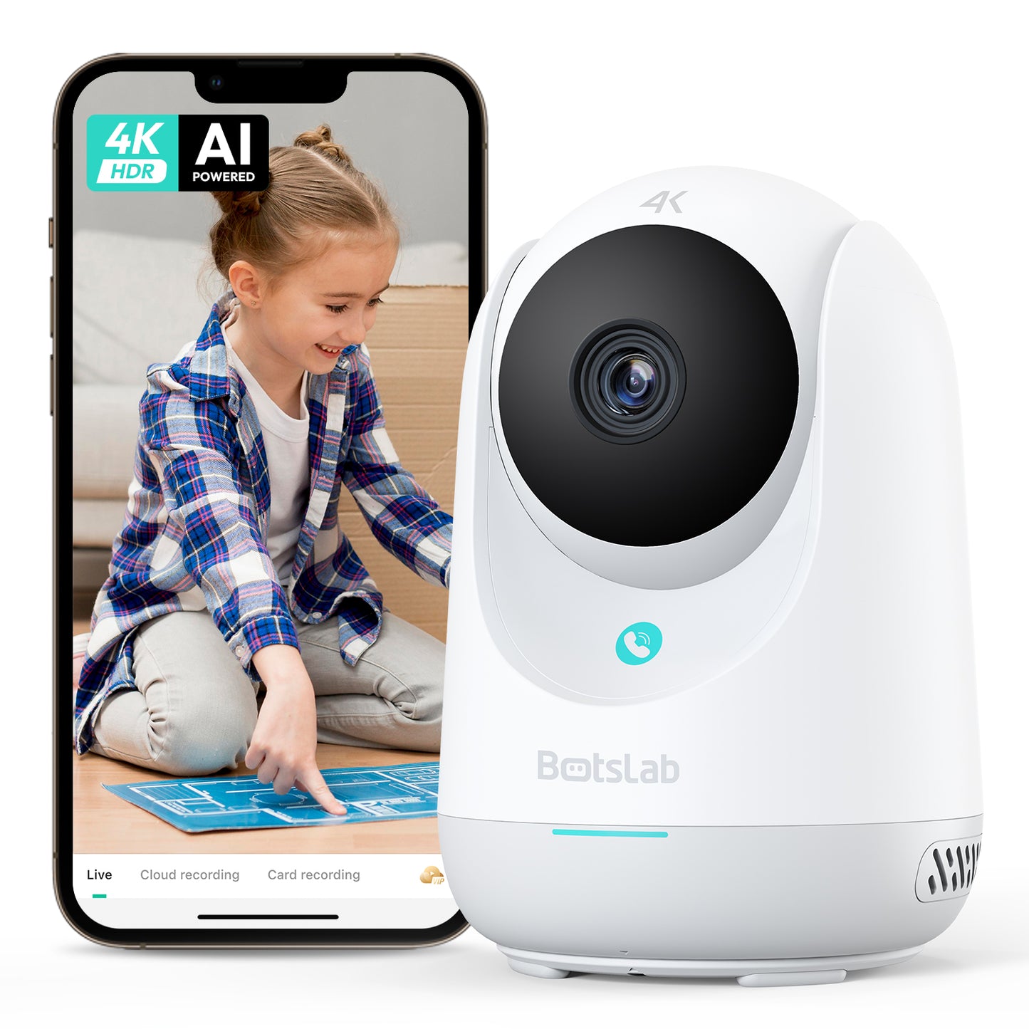 Nadzorna kamera Botslab 3C Pro C224, Wi-Fi, 4K, notranja 