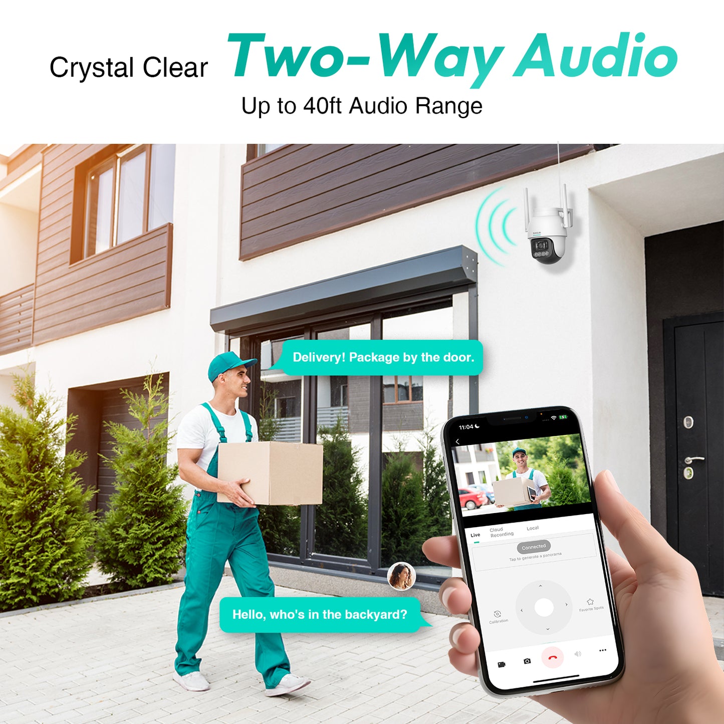 Nadzorna kamera Botslab W311, Wi-Fi, 2K, IP66, zunanja 