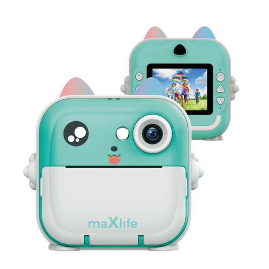 Digitalni fotoaparat z možnostjo tiskanja MaXlife MXPC-100 Kids, modra