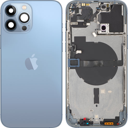 Apple iPhone 13 Pro Max pokrov za baterijo, s srednjim ohišjem, modri (Sierra Blue), Swap