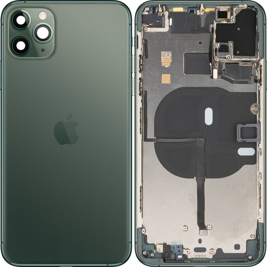 Ovitek za baterijo za Apple iPhone 11 Pro Max, s polovičnim ohišjem, polnočno zelena, Swap