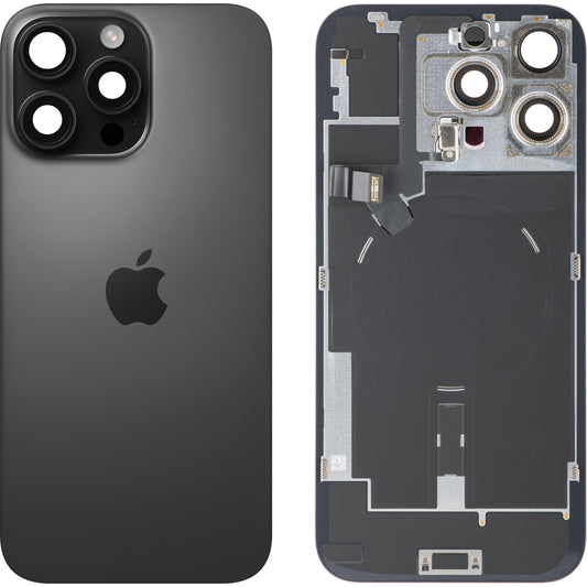 Pokrov baterije Apple iPhone 16 Pro Max, Črn (Black Titanium), Swap